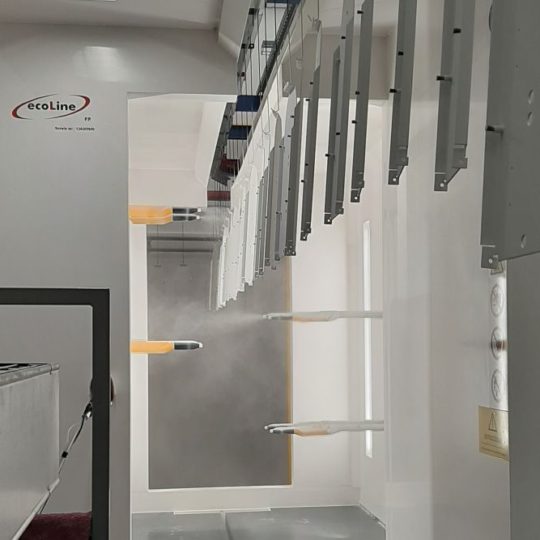 Eco-Line | Befa | Malowanie metodą proszkową. Kabina malarska proszkowa Ecoline.