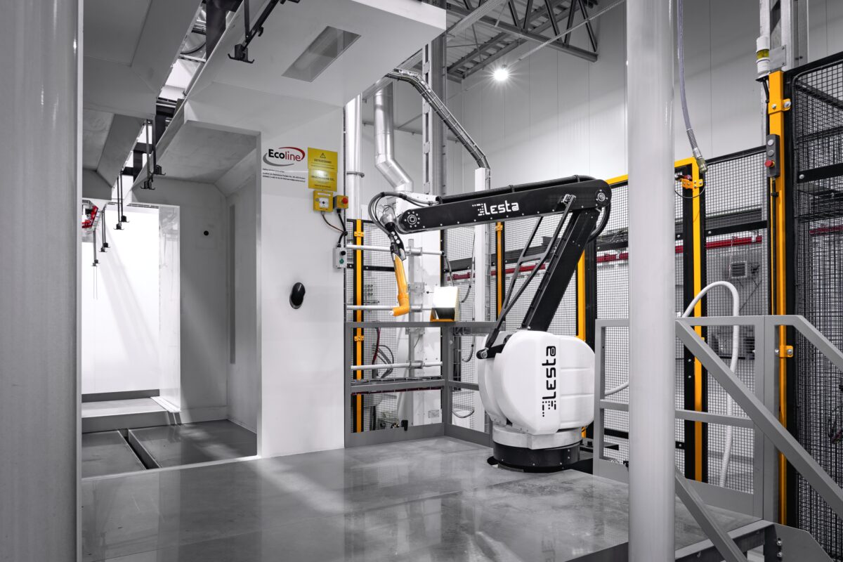 Oszczędność farby w lakierni proszkowej