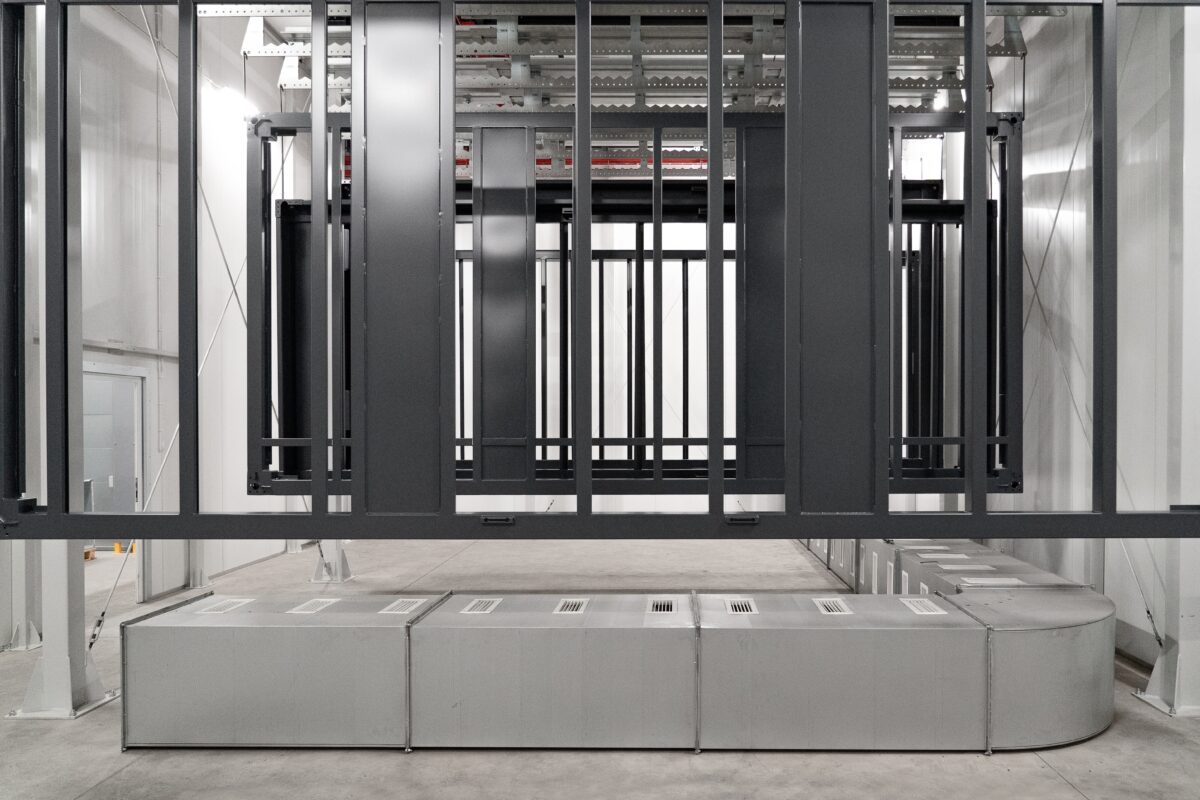 System detekcji detalu w lakierni proszkowej